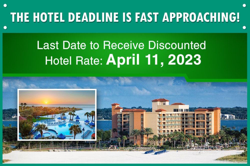 Hotel Conference Rate Deadline Extended!